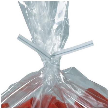 Bsc Preferred 10 x 5/32'' White Plastic Twist Ties, 2000PK BUY00016756